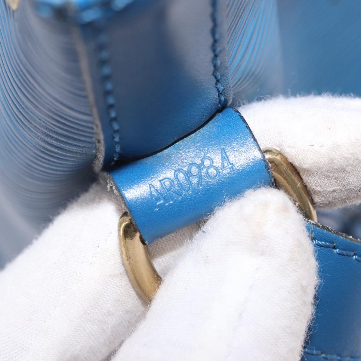 LOUIS VUITTON Epi Petit Noe Shoulder Bag Blue M44105 LV Auth BA13746A