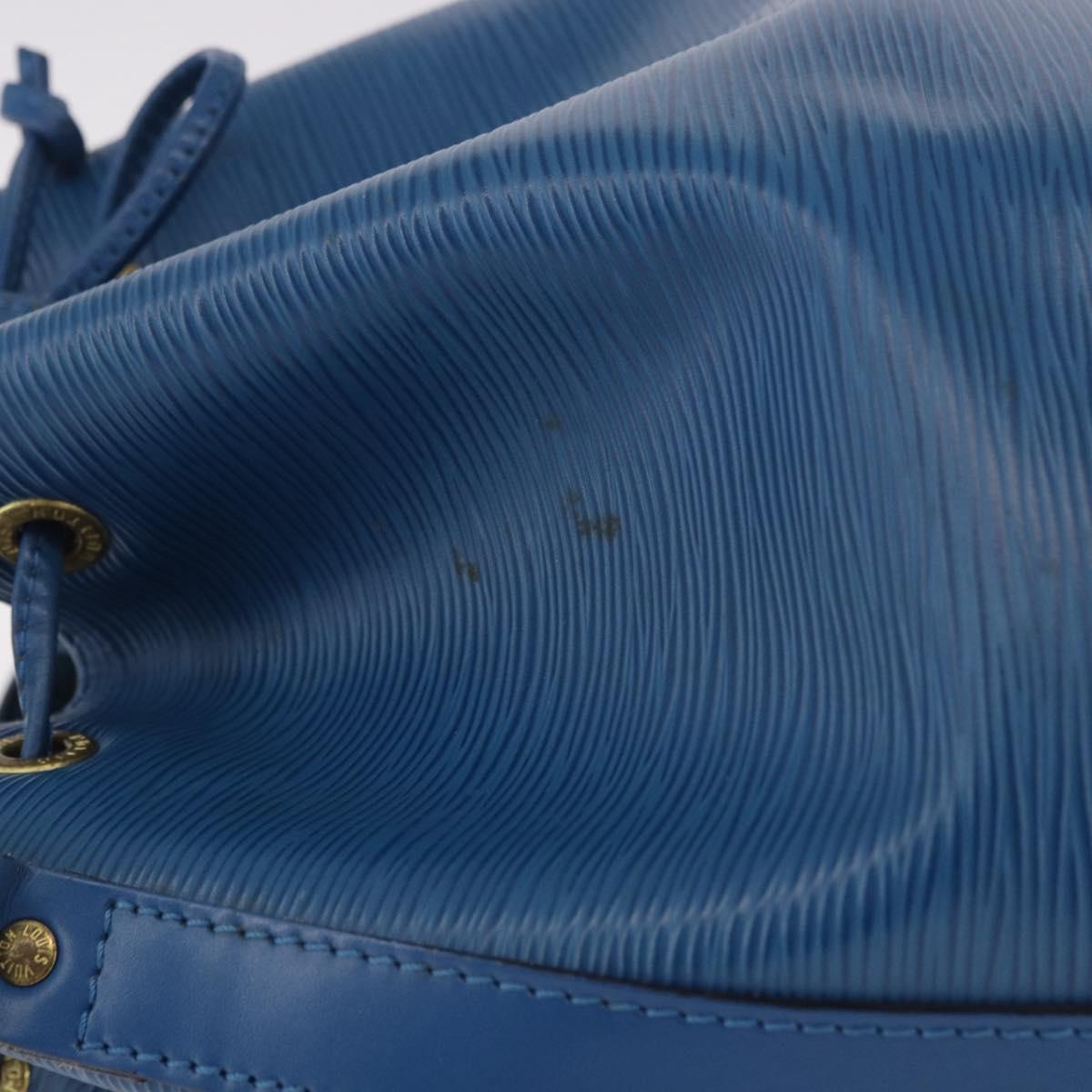 LOUIS VUITTON Epi Petit Noe Shoulder Bag Blue M44105 LV Auth BA13746A