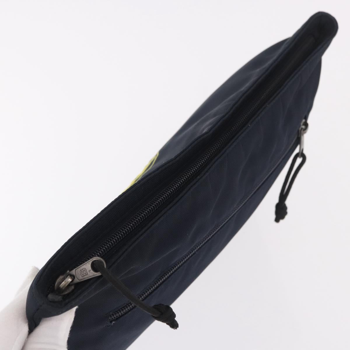 BALENCIAGA Clutch Bag Nylon Black 459745 Auth BA13749A