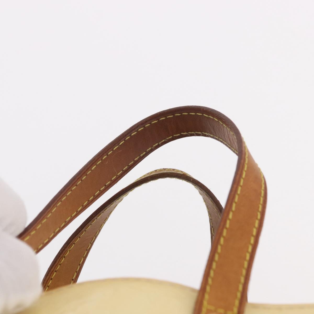 LOUIS VUITTON Monogram Vernis Reade PM Hand Bag Perle M91336 LV Auth BA13750
