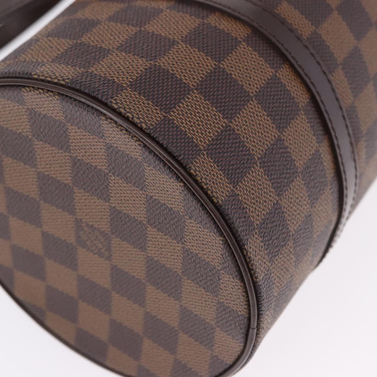LOUIS VUITTON Damier Ebene Papillon 30 Hand Bag N51303 LV Auth BA13752V