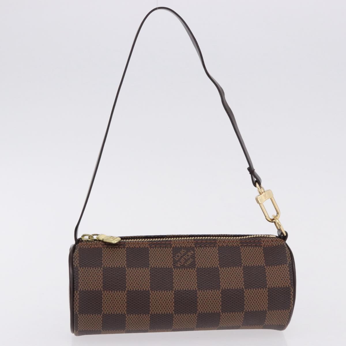 LOUIS VUITTON Damier Ebene Papillon 30 Hand Bag N51303 LV Auth BA13752V