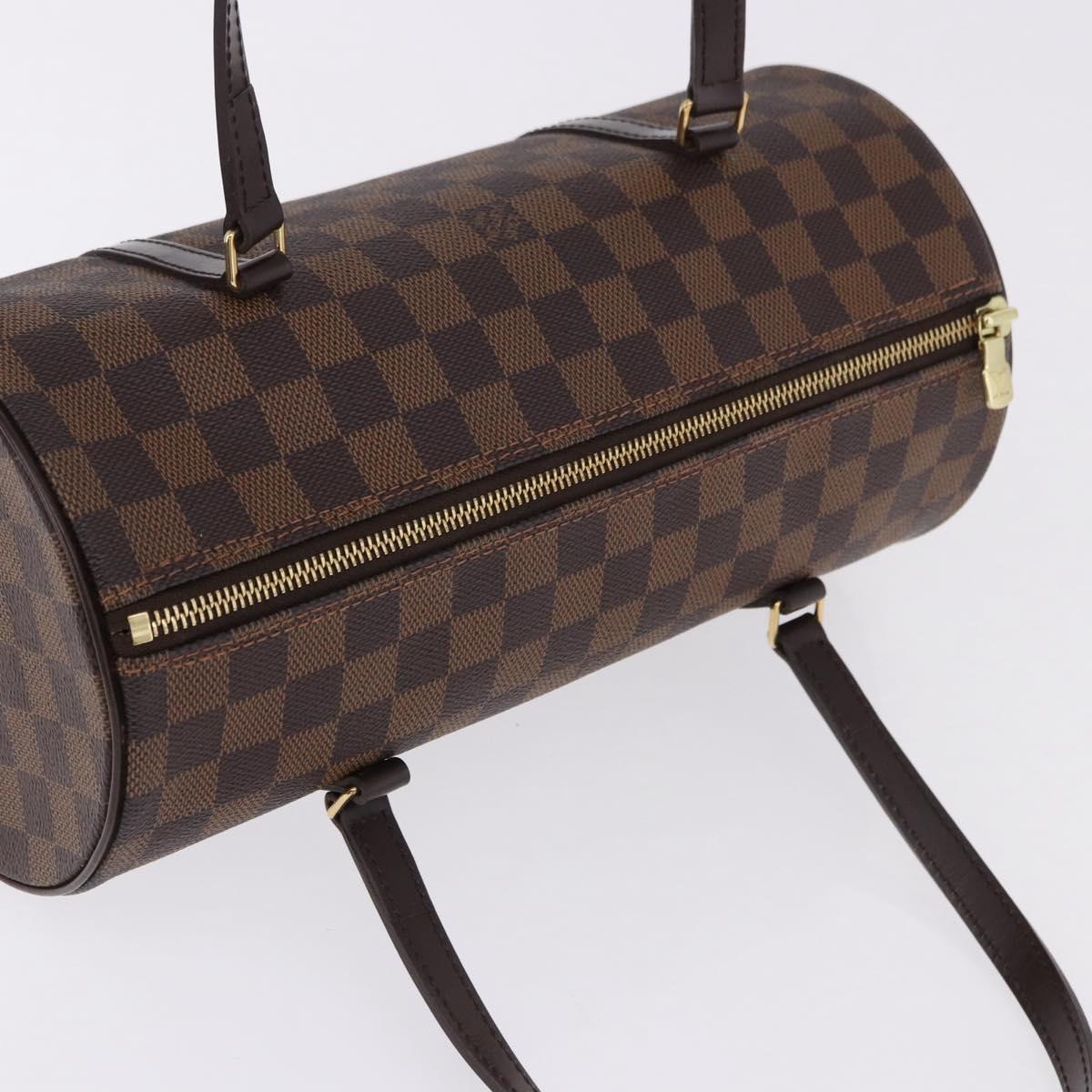 LOUIS VUITTON Damier Ebene Papillon 30 Hand Bag N51303 LV Auth BA13752V
