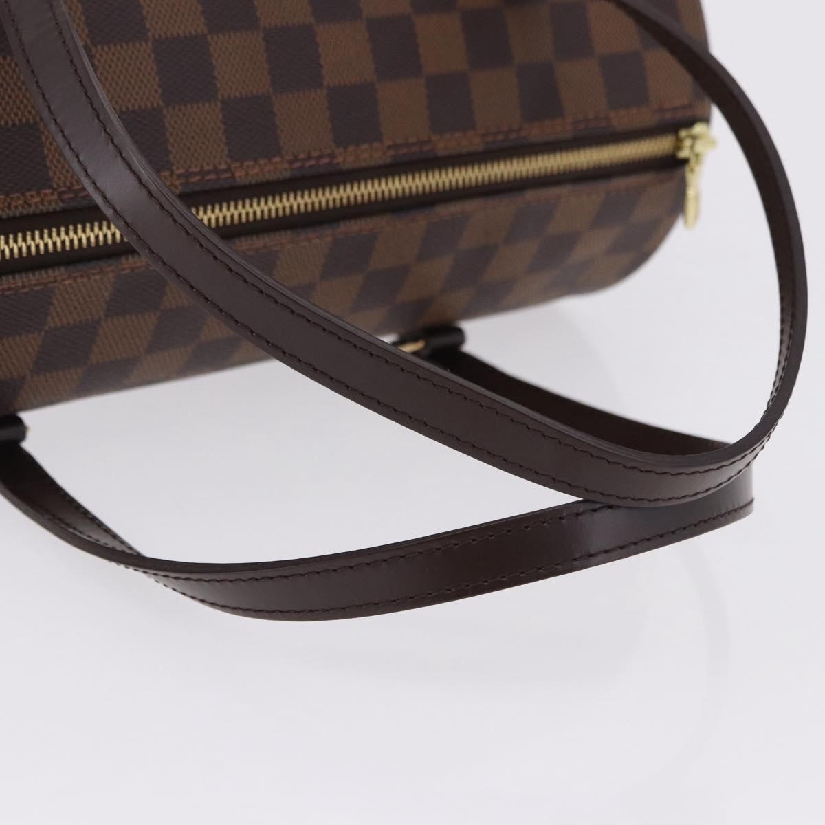 LOUIS VUITTON Damier Ebene Papillon 30 Hand Bag N51303 LV Auth BA13752V