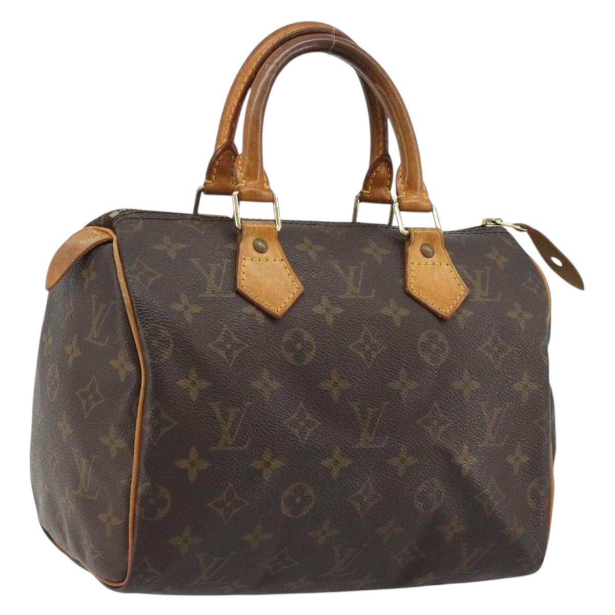 LOUIS VUITTON Monogram Speedy 25 Hand Bag M41528 LV Auth BA13754A