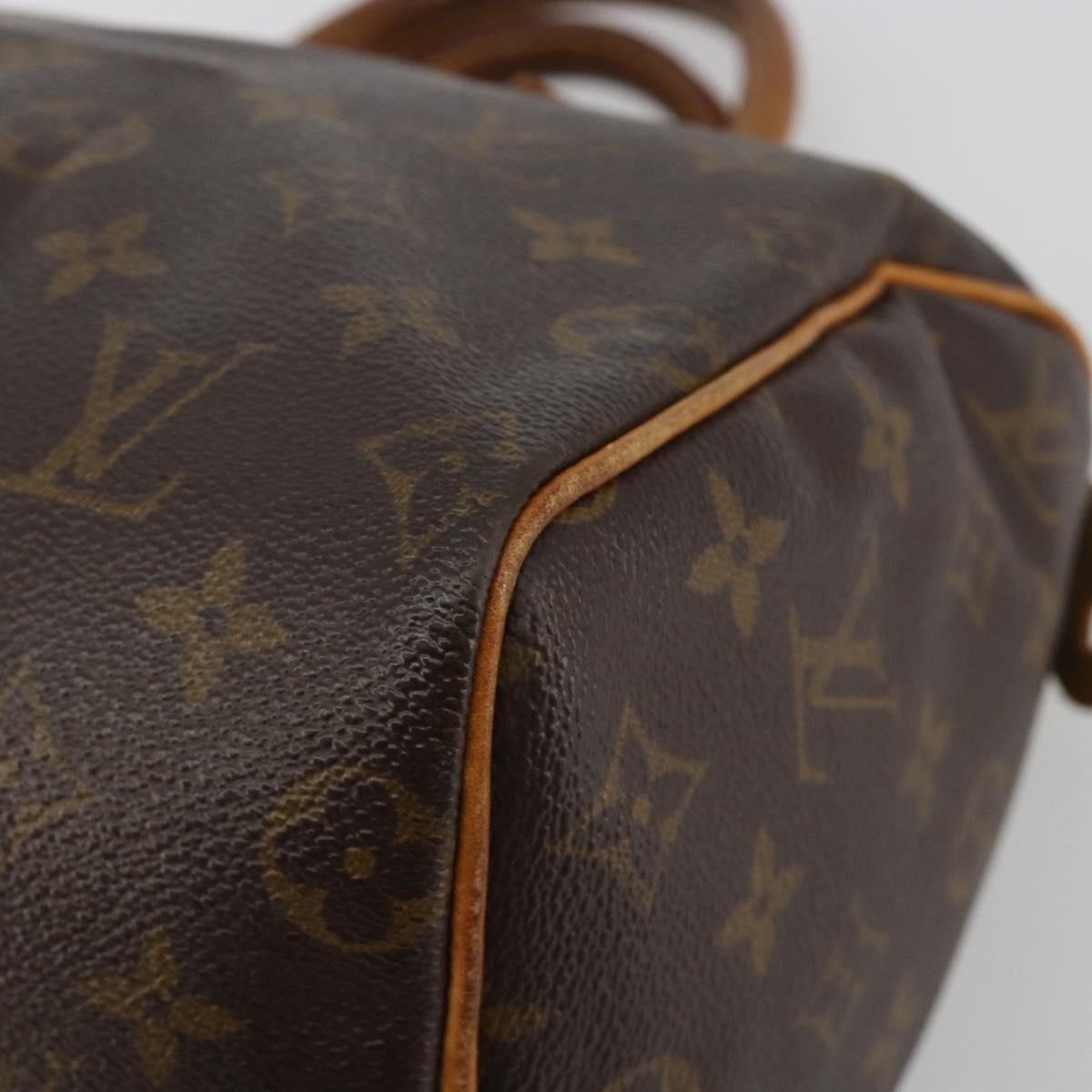LOUIS VUITTON Monogram Speedy 25 Hand Bag M41528 LV Auth BA13754A
