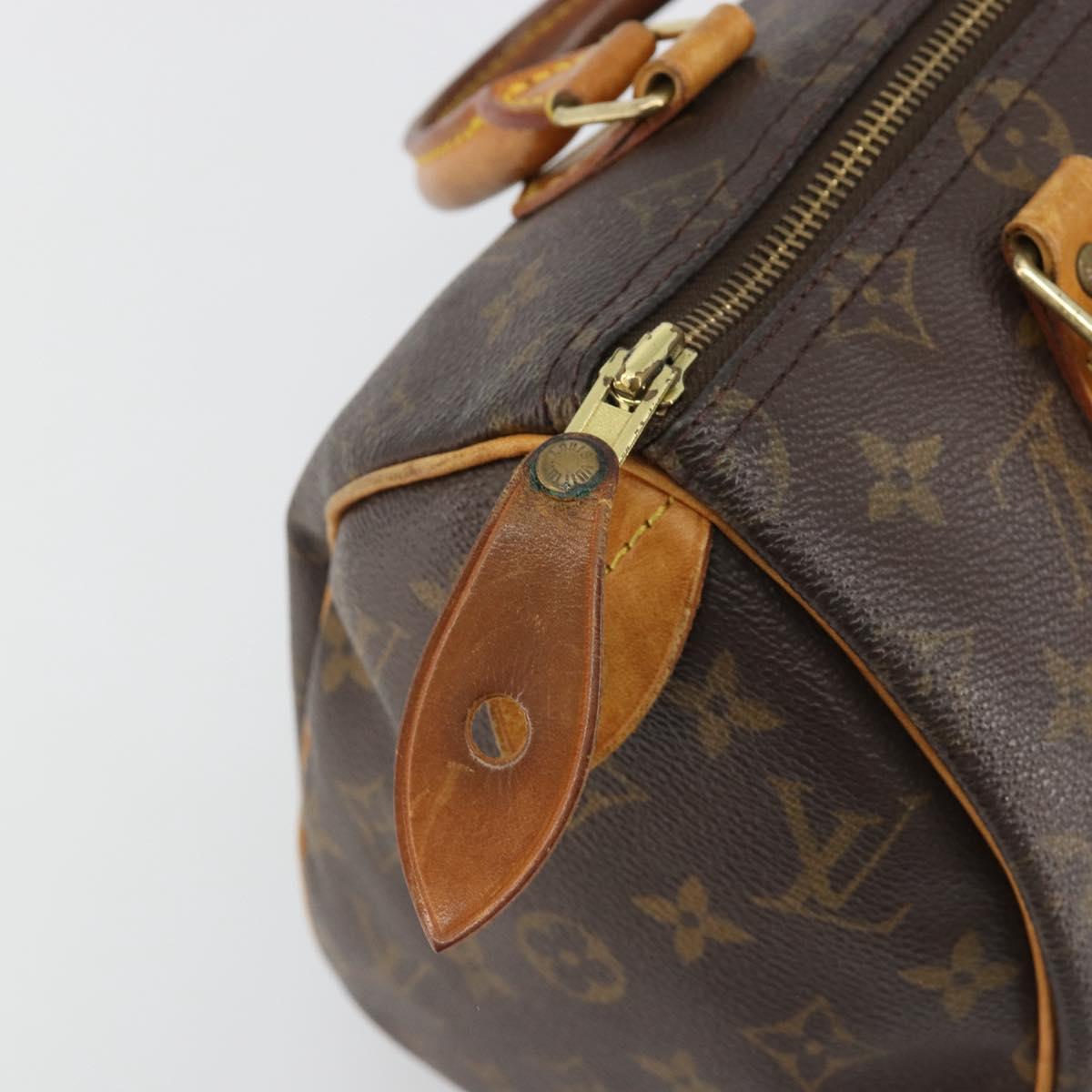 LOUIS VUITTON Monogram Speedy 25 Hand Bag M41528 LV Auth BA13754A