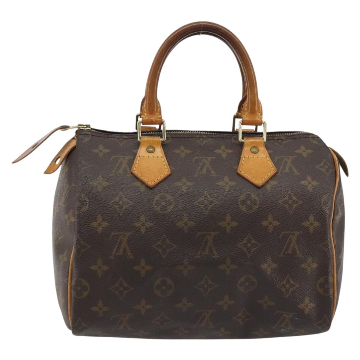 LOUIS VUITTON Monogram Speedy 25 Hand Bag M41528 LV Auth BA13754A