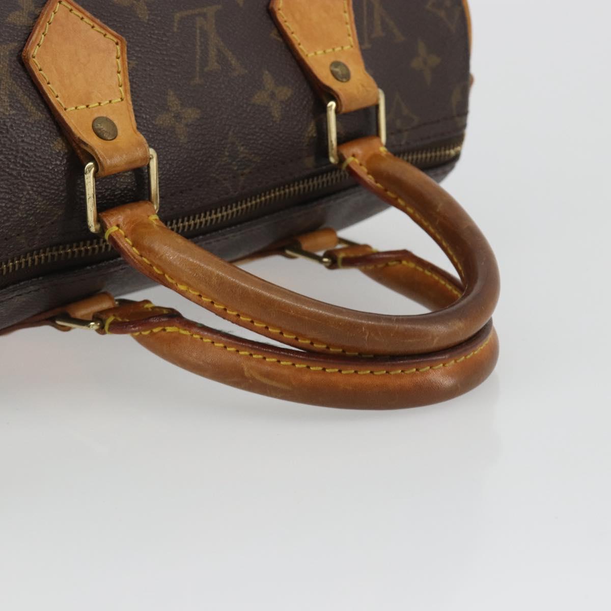 LOUIS VUITTON Monogram Speedy 25 Hand Bag M41528 LV Auth BA13754A