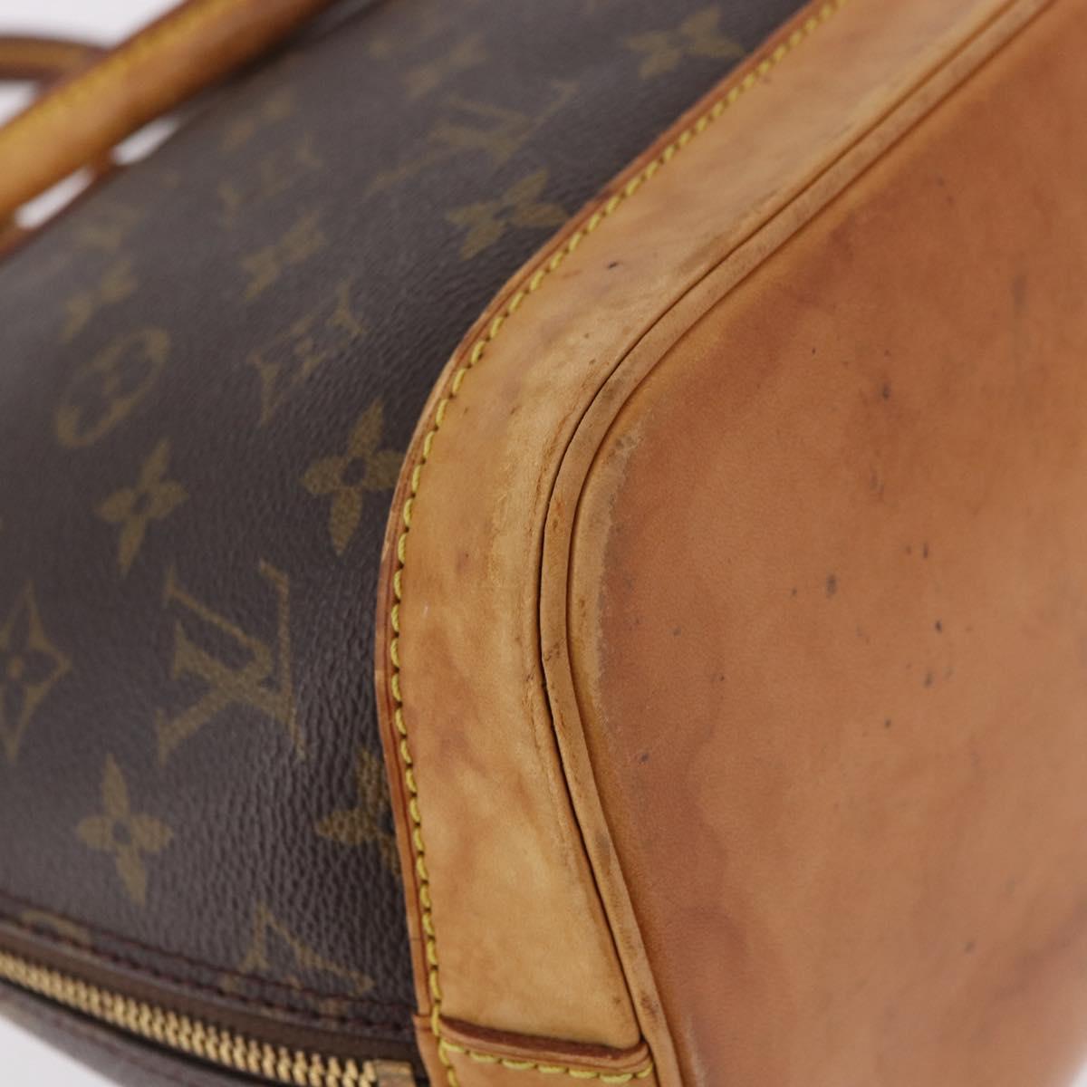 LOUIS VUITTON Monogram Alma Hand Bag M51130 LV Auth BA13756