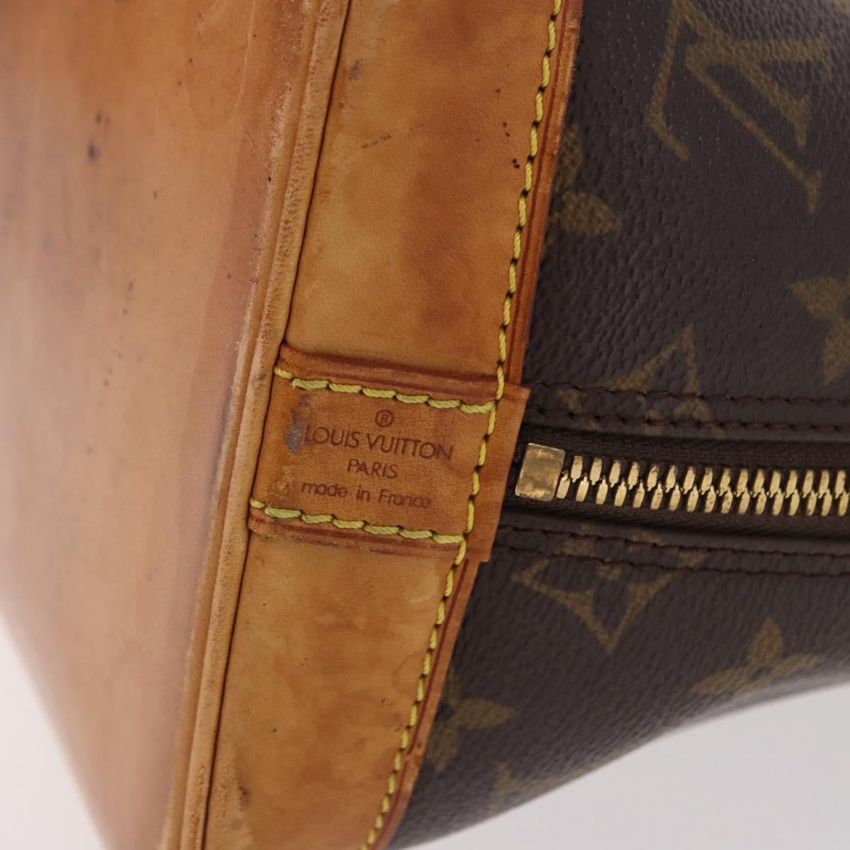 LOUIS VUITTON Monogram Alma Hand Bag M51130 LV Auth BA13756