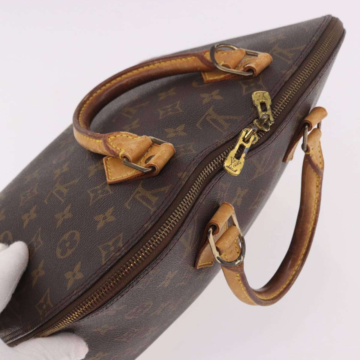 LOUIS VUITTON Monogram Alma Hand Bag M51130 LV Auth BA13756