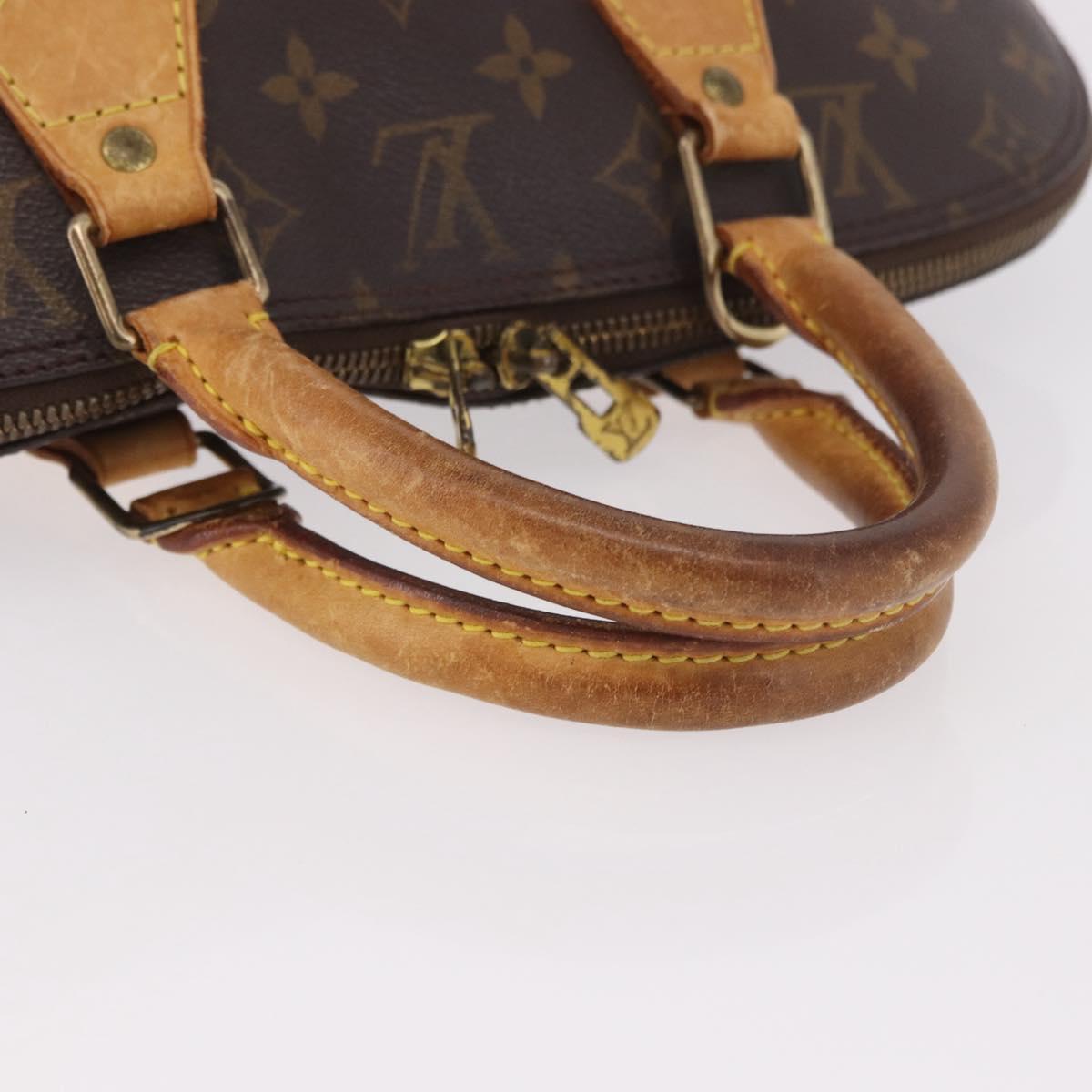 LOUIS VUITTON Monogram Alma Hand Bag M51130 LV Auth BA13756