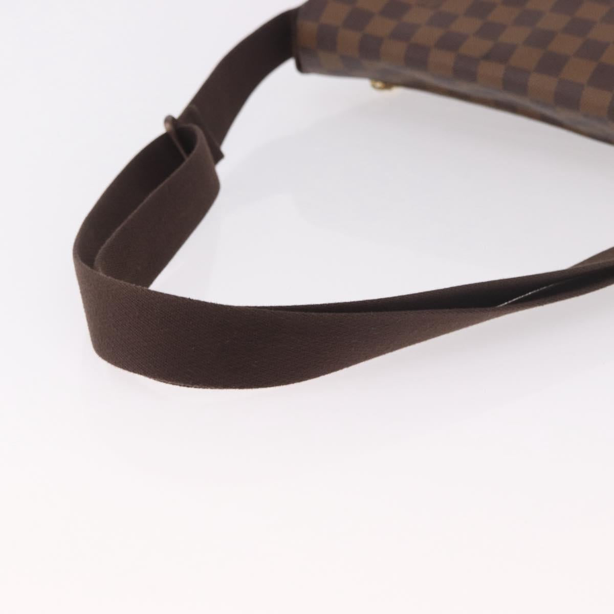 LOUIS VUITTON Damier Ebene Brooklyn MM Shoulder Bag N51211 LV Auth BA13757A