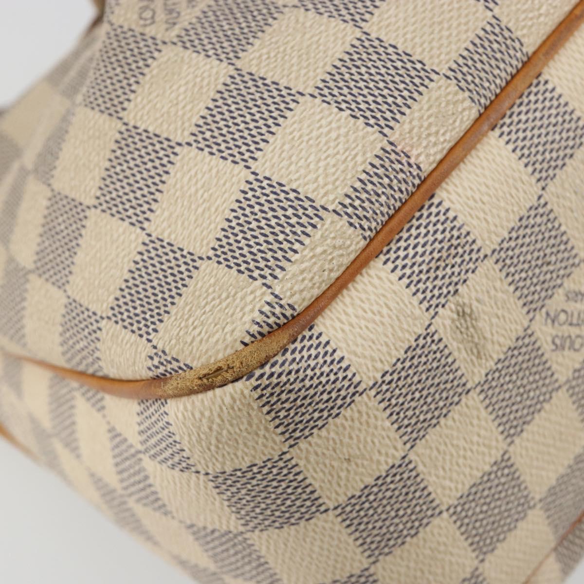 LOUIS VUITTON Damier Azur Siracusa PM Shoulder Bag N41113 LV Auth BA13770