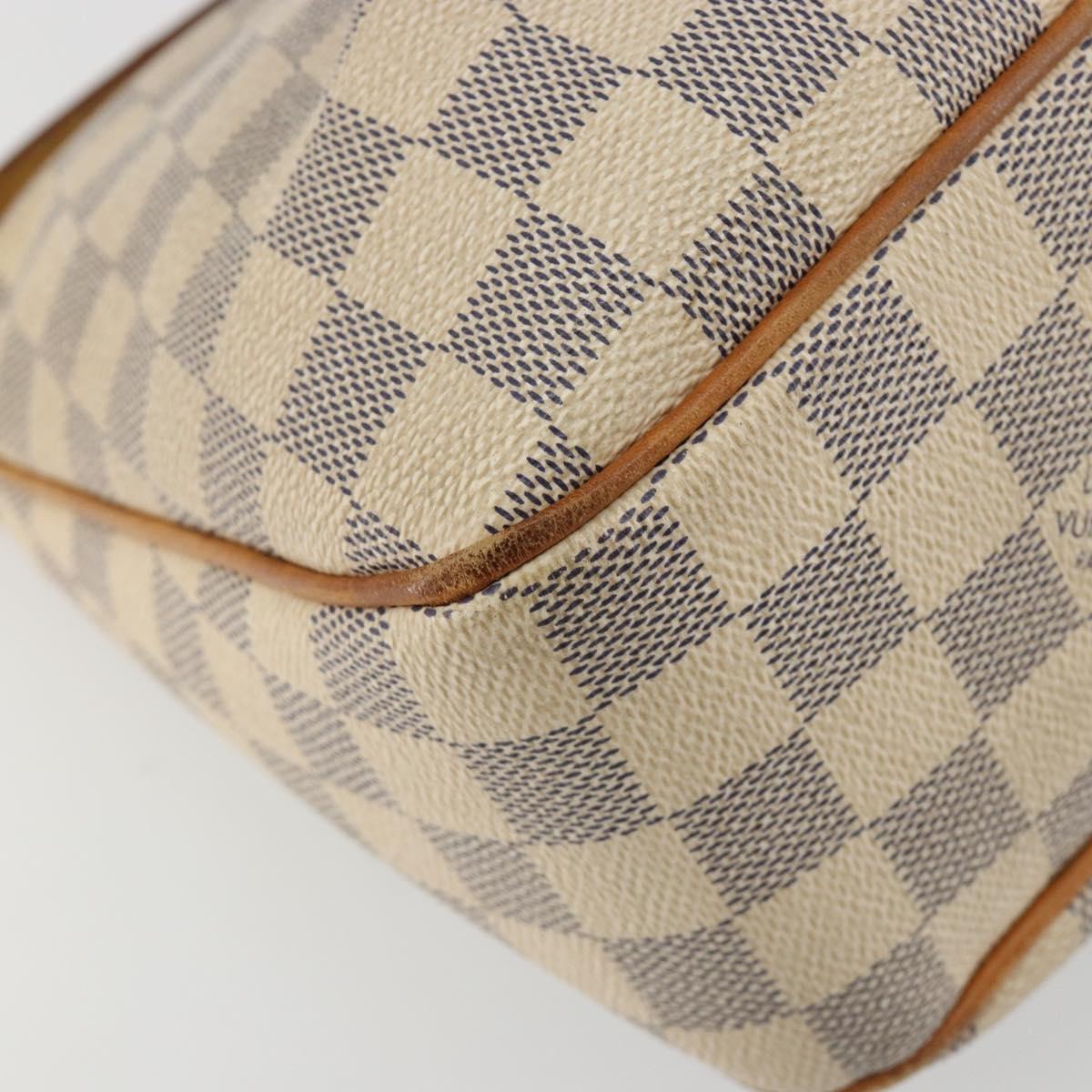 LOUIS VUITTON Damier Azur Siracusa PM Shoulder Bag N41113 LV Auth BA13770