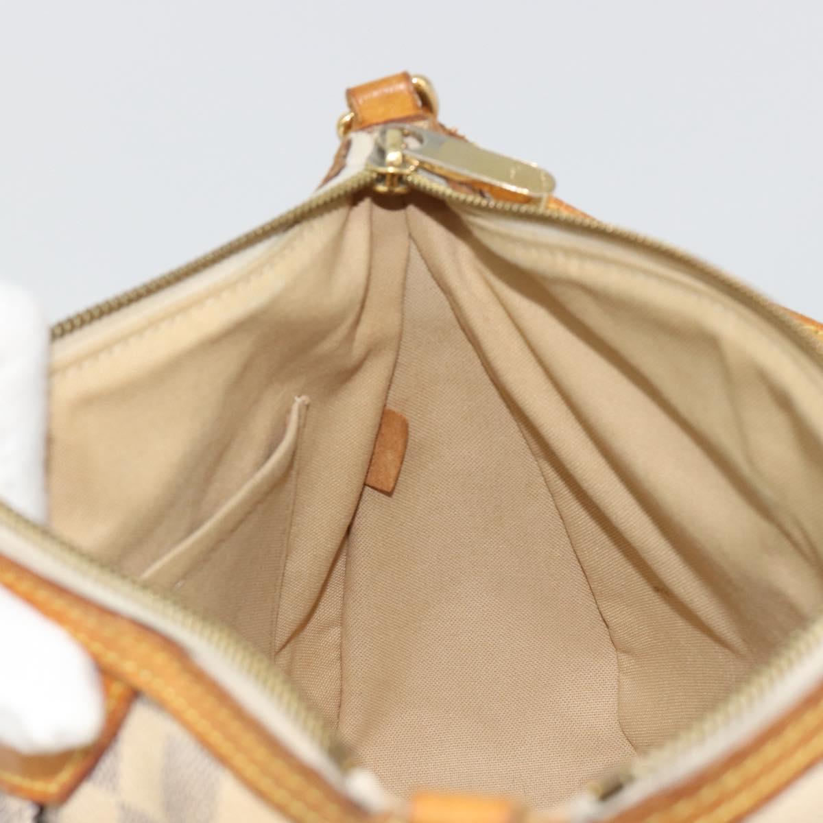 LOUIS VUITTON Damier Azur Siracusa PM Shoulder Bag N41113 LV Auth BA13770