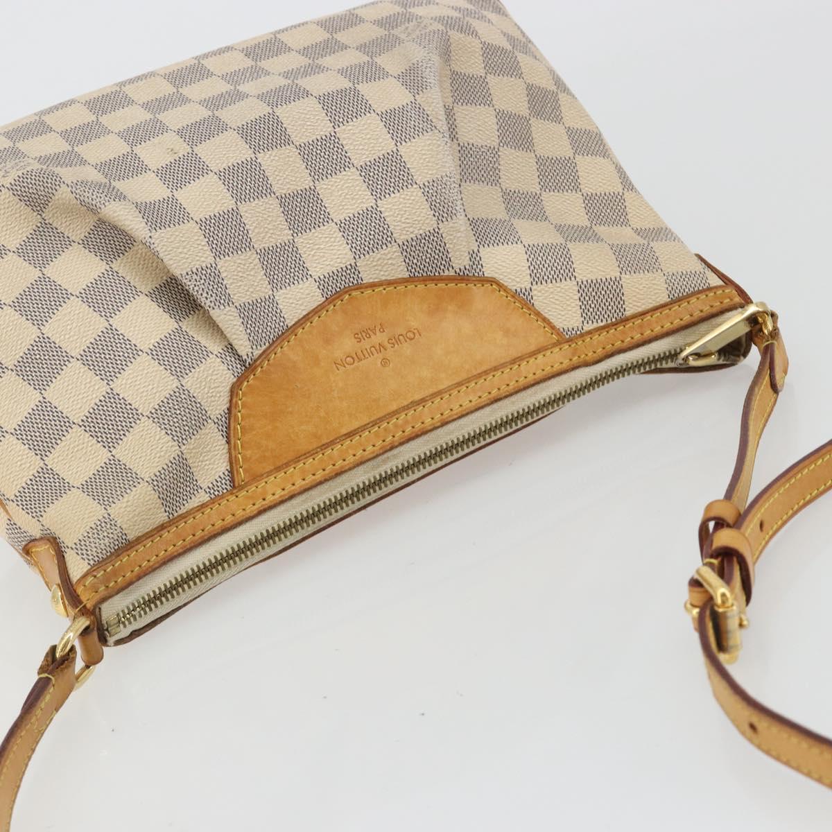 LOUIS VUITTON Damier Azur Siracusa PM Shoulder Bag N41113 LV Auth BA13770