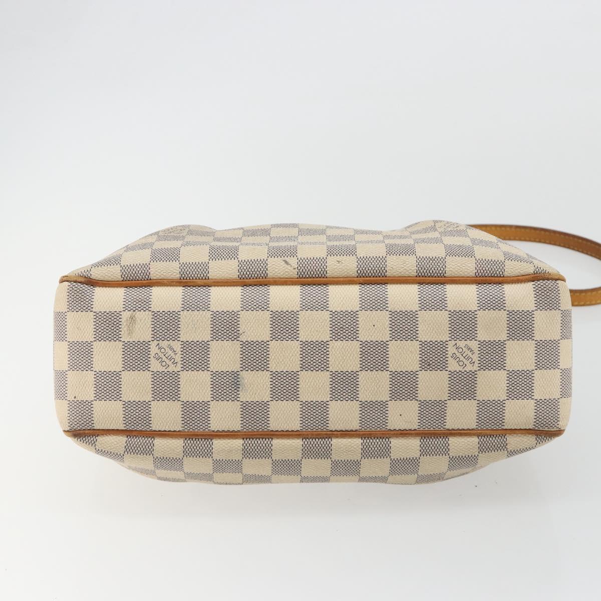 LOUIS VUITTON Damier Azur Siracusa PM Shoulder Bag N41113 LV Auth BA13770