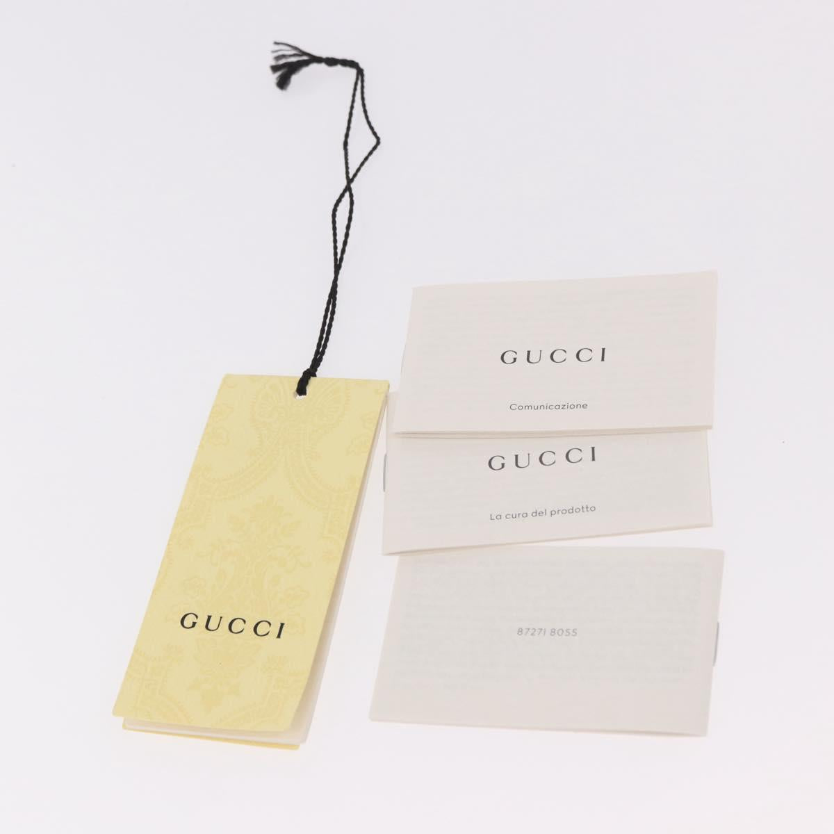 GUCCI Children's Sherry Line Waist Bag Canvas Green Silver 502095 Auth BA13773V