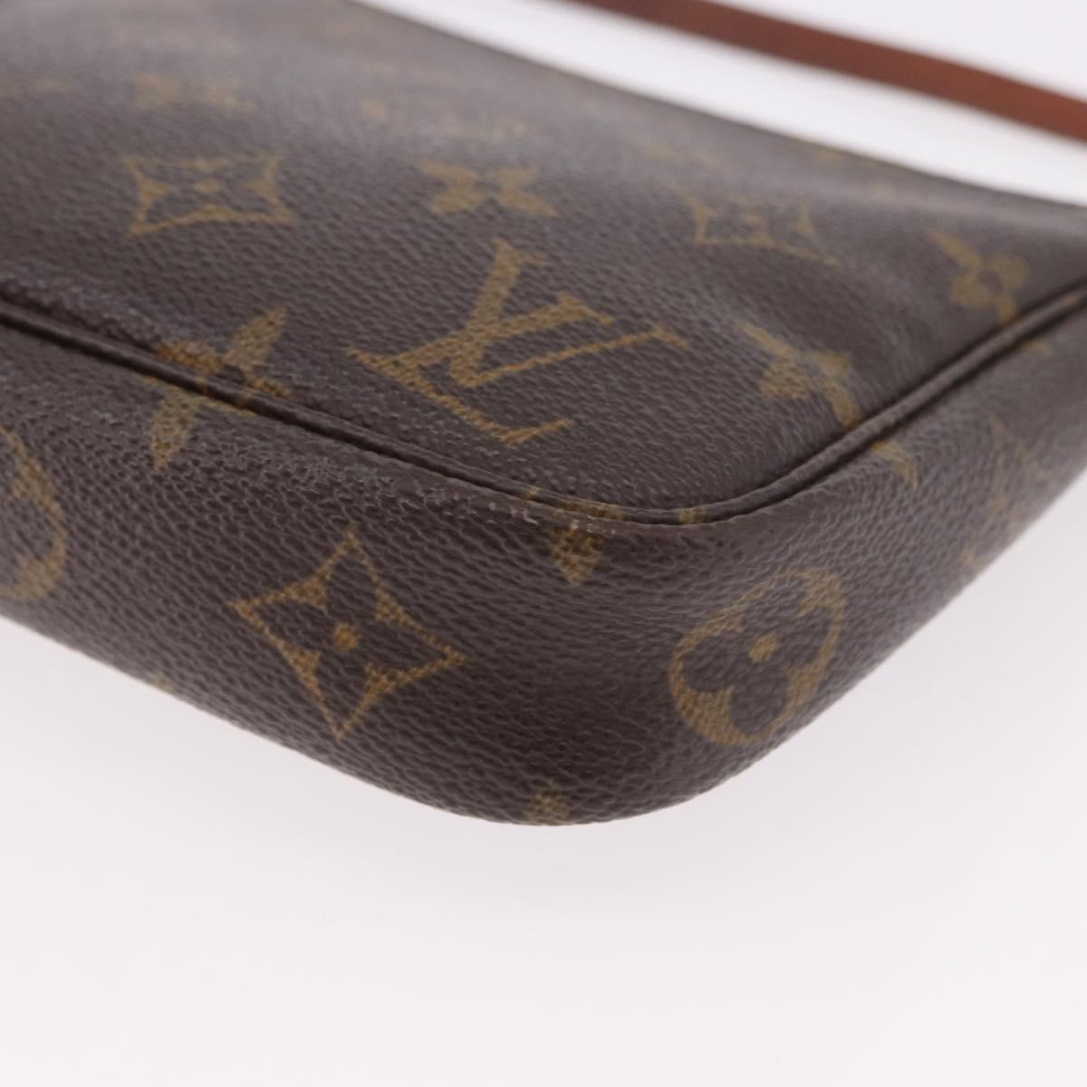 LOUIS VUITTON Monogram Pochette Accessoires Pouch M51980 LV Auth BA13775