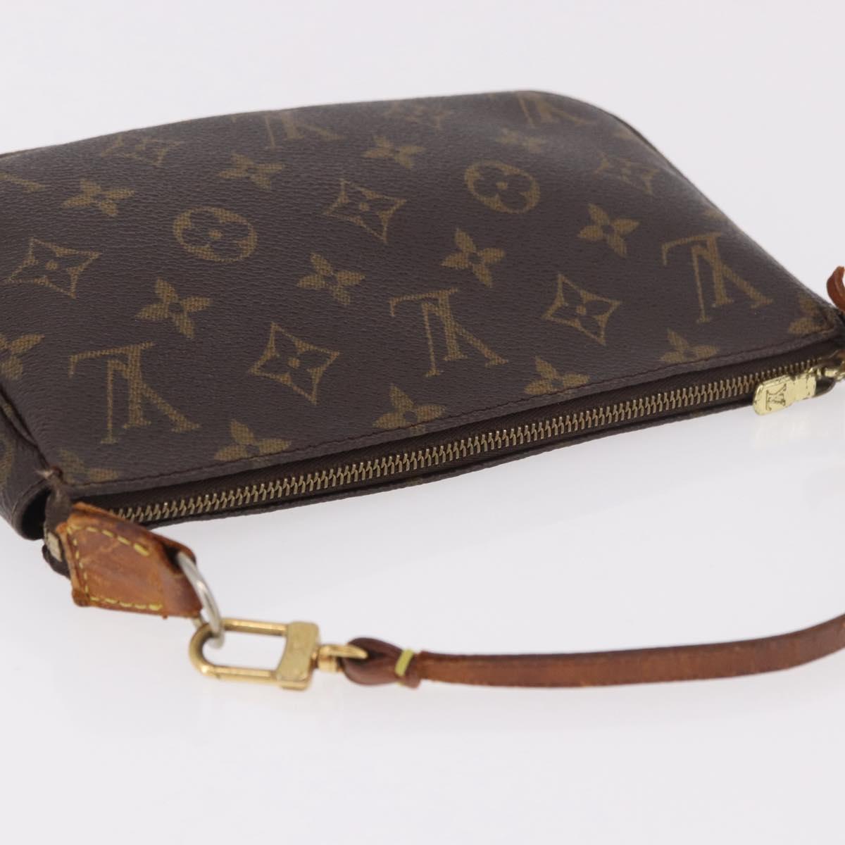 LOUIS VUITTON Monogram Pochette Accessoires Pouch M51980 LV Auth BA13775