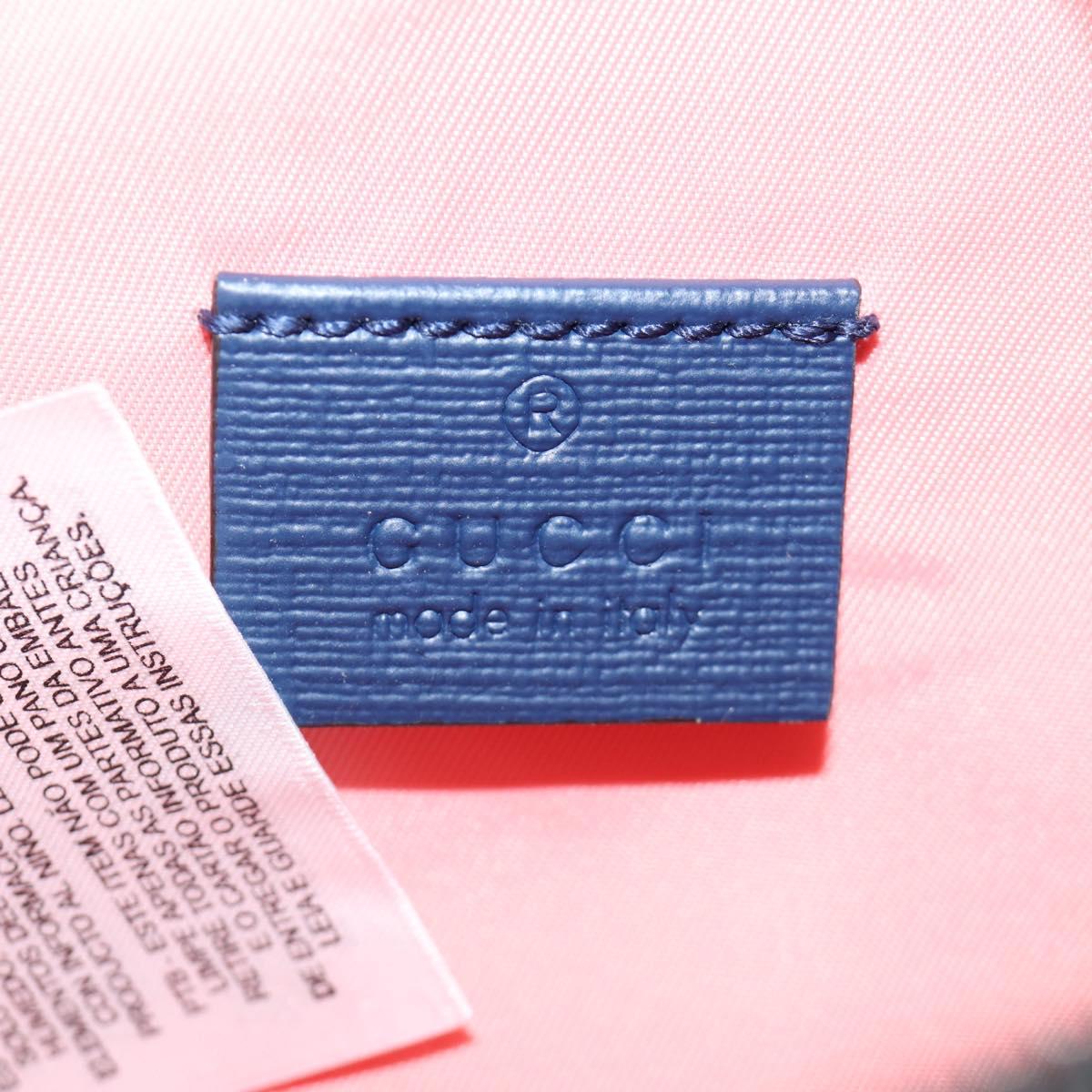GUCCI GG Supreme Jetsons Collaboration Bag PVC Pink Silver 502095 Auth BA13782V