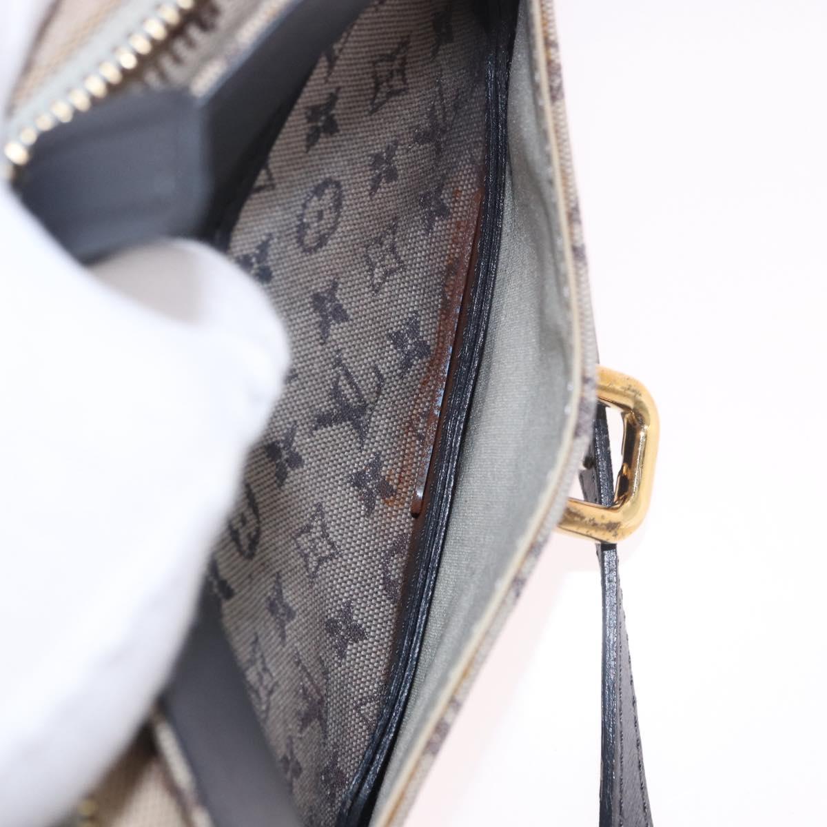 LOUIS VUITTON Monogram Mini Juliet MM Shoulder Bag Blue M92004 LV Auth BA13789