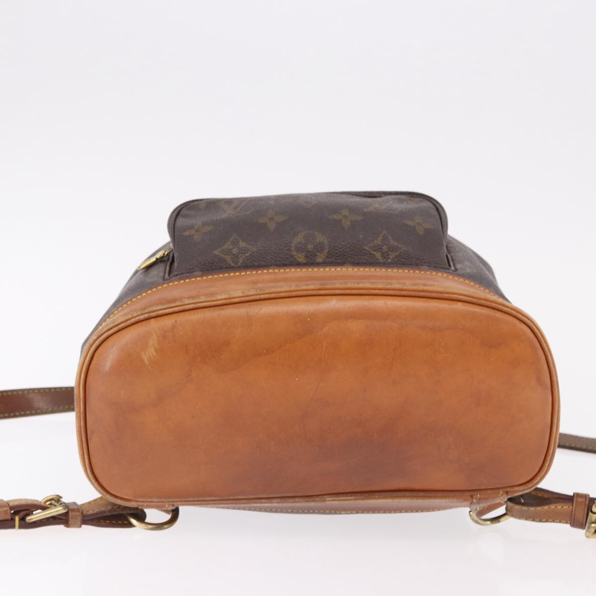 LOUIS VUITTON Monogram Montsouris MM Backpack M51136 LV Auth BA13800