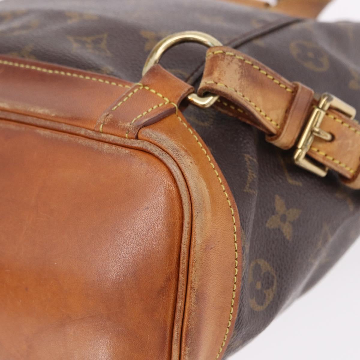 LOUIS VUITTON Monogram Montsouris MM Backpack M51136 LV Auth BA13800