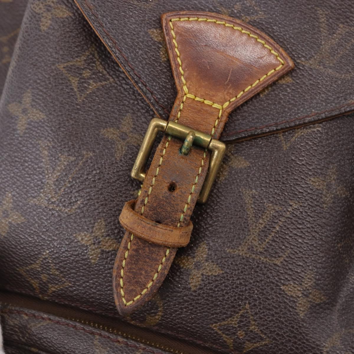LOUIS VUITTON Monogram Montsouris MM Backpack M51136 LV Auth BA13800