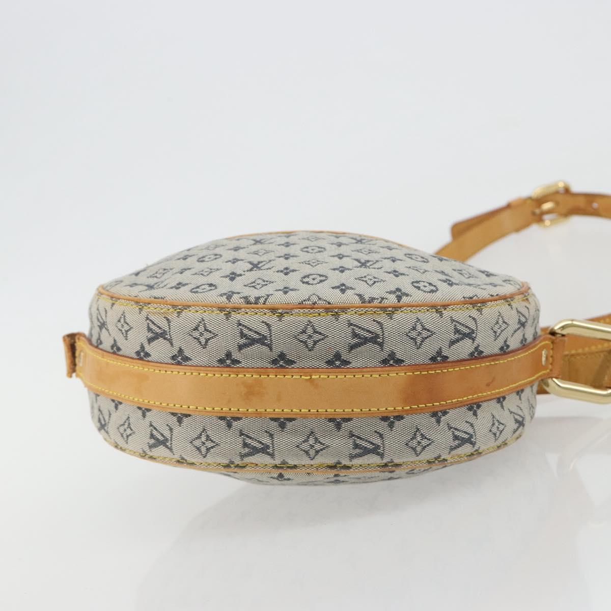 LOUIS VUITTON Monogram Mini Jeanne GM Shoulder Bag Blue M92000 LV Auth BA13801