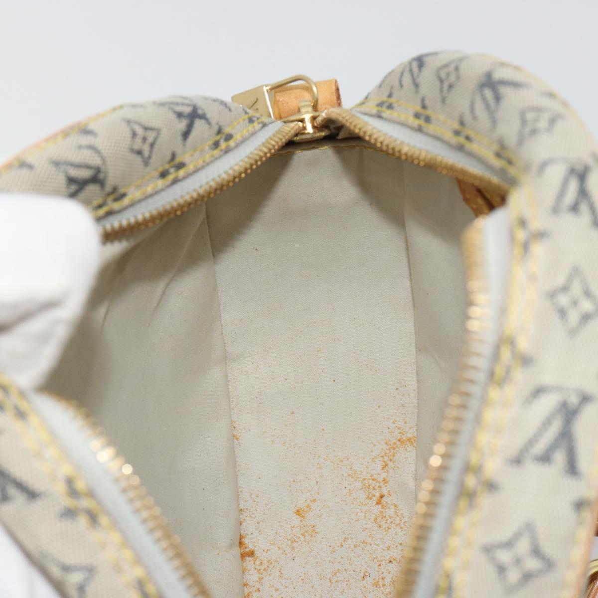 LOUIS VUITTON Monogram Mini Jeanne GM Shoulder Bag Blue M92000 LV Auth BA13801
