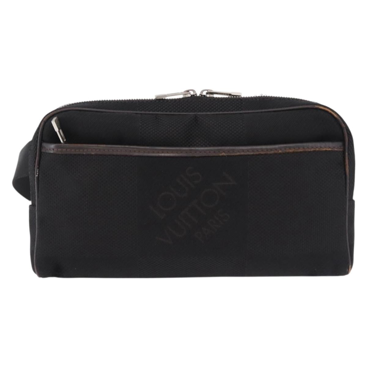 LOUIS VUITTON Damier Geant Acrobat Shoulder Bag Canvas Black M93620 Auth BA13802