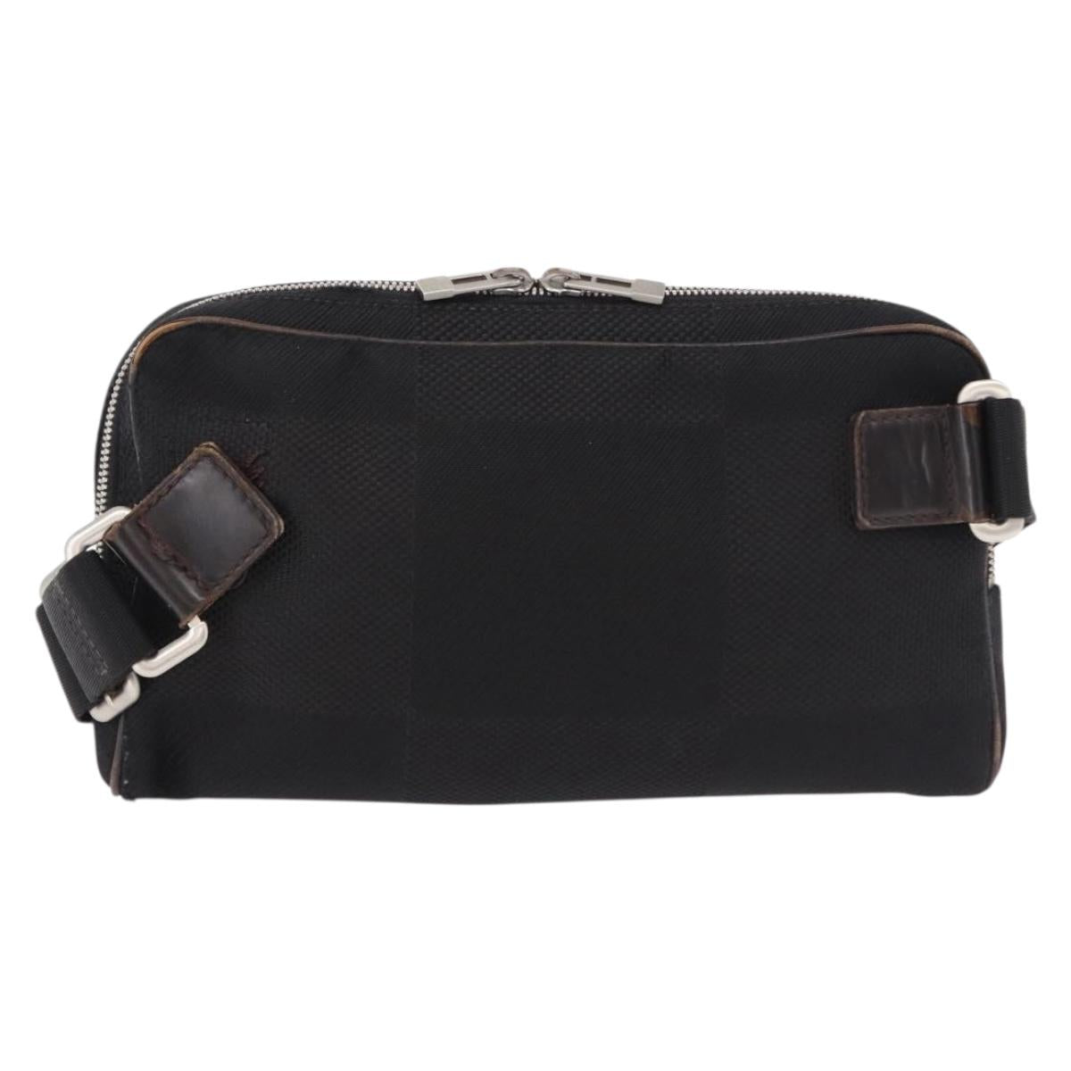 LOUIS VUITTON Damier Geant Acrobat Shoulder Bag Canvas Black M93620 Auth BA13802