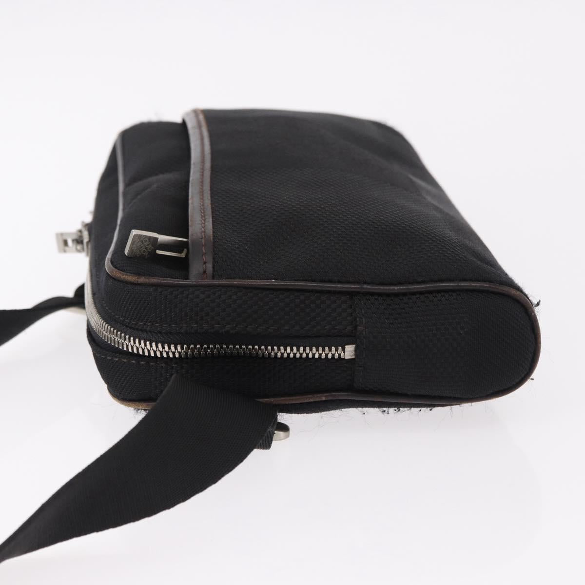 LOUIS VUITTON Damier Geant Acrobat Shoulder Bag Canvas Black M93620 Auth BA13802