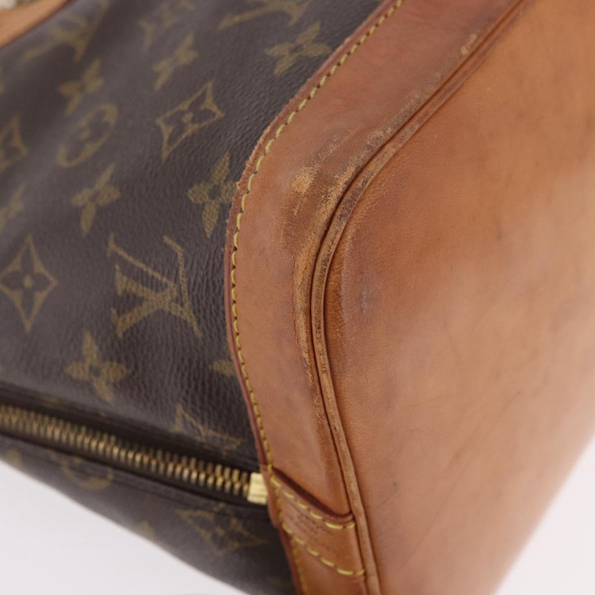 LOUIS VUITTON Monogram Alma Hand Bag M51130 LV Auth BA13803