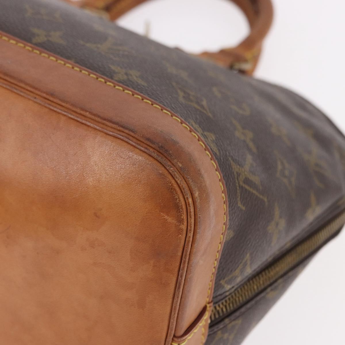 LOUIS VUITTON Monogram Alma Hand Bag M51130 LV Auth BA13803