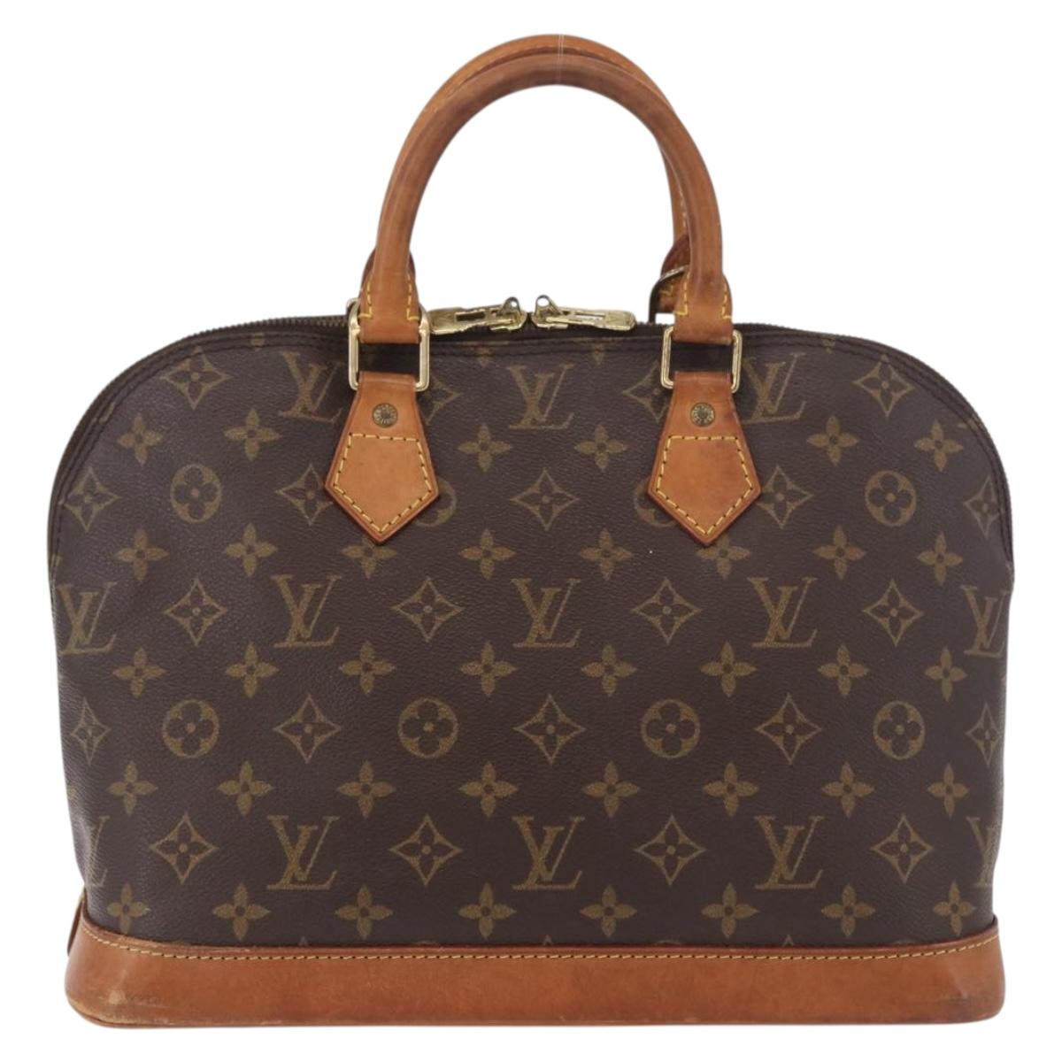 LOUIS VUITTON Monogram Alma Hand Bag M51130 LV Auth BA13803