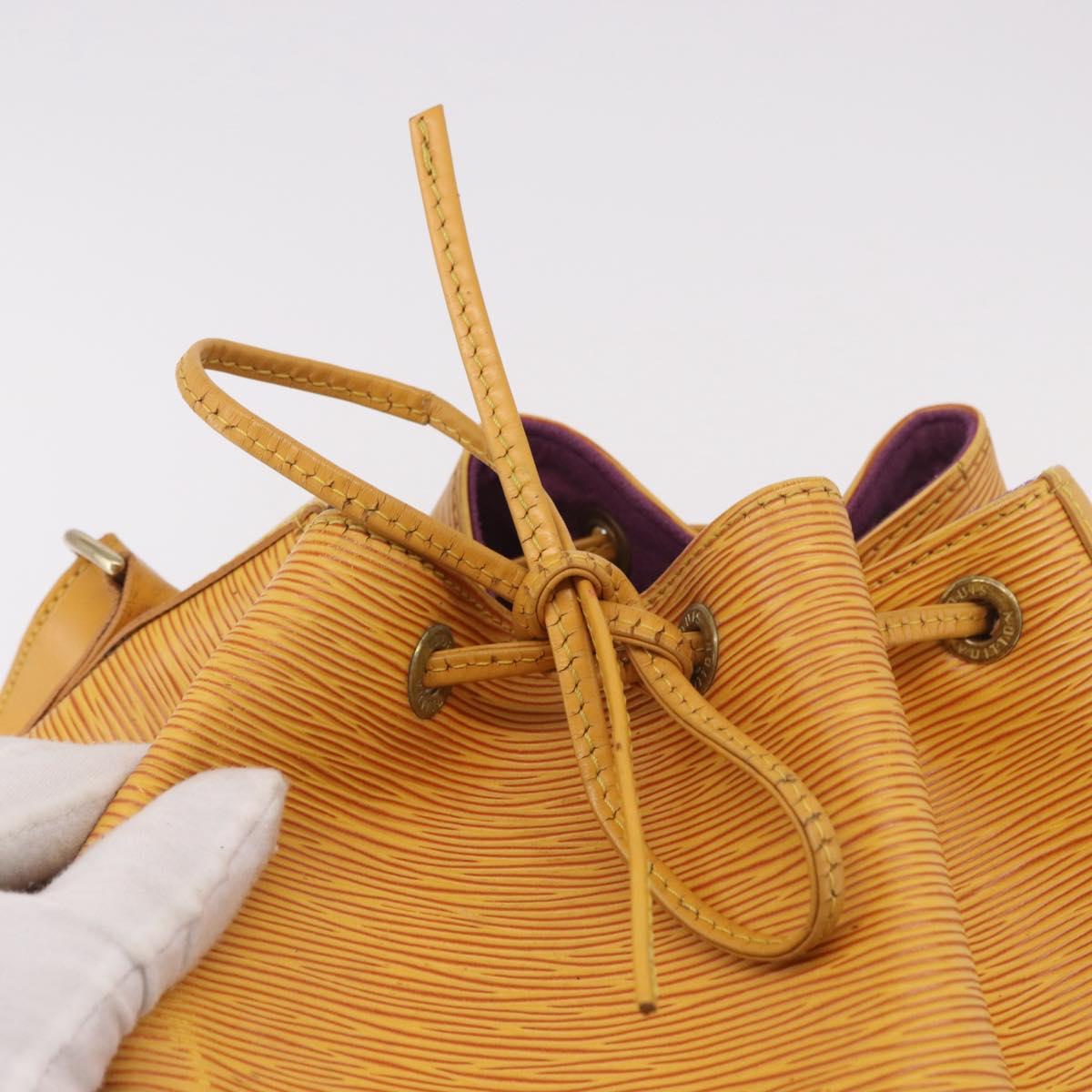 LOUIS VUITTON Epi Noe Shoulder Bag Tassili Yellow M44009 LV Auth BA13809