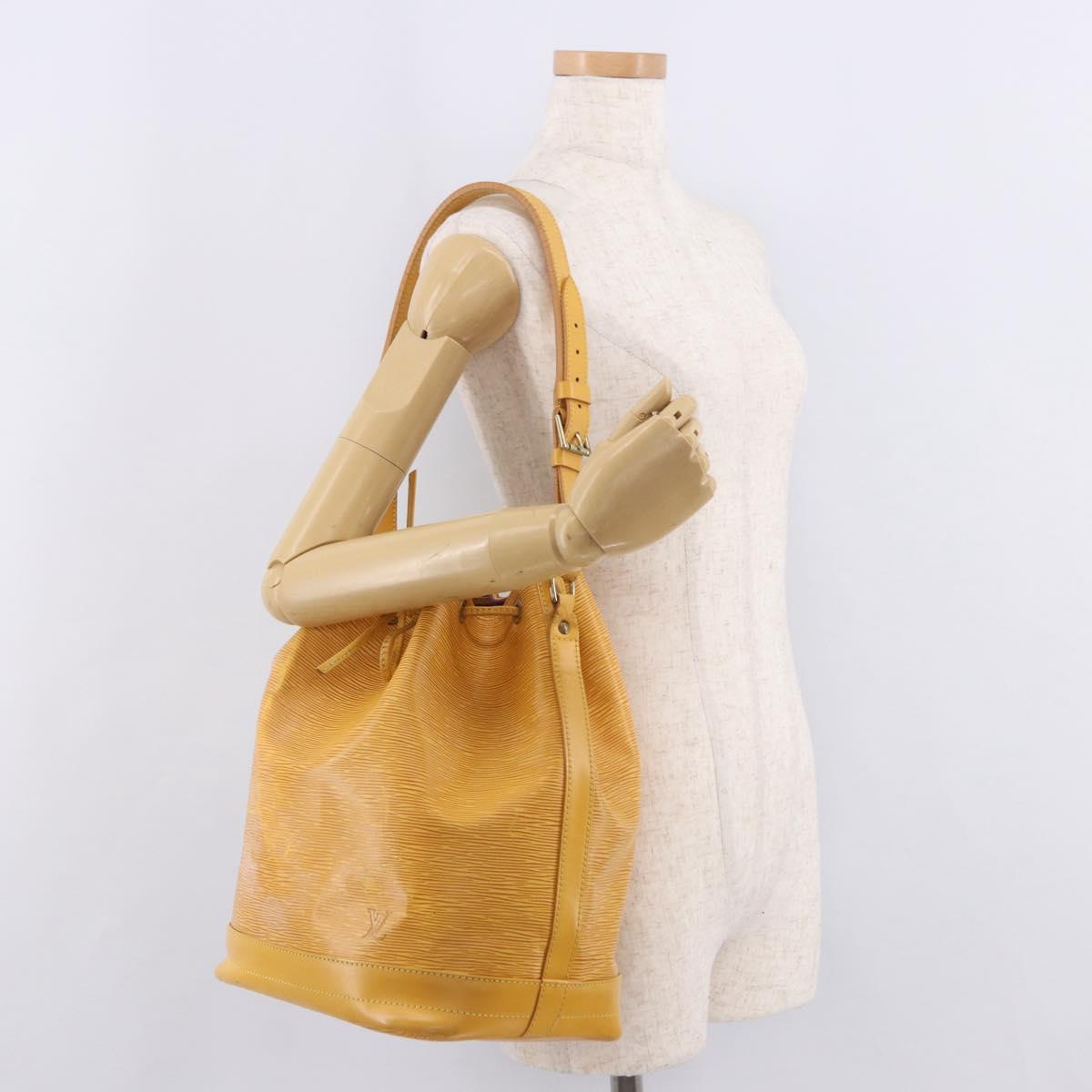 LOUIS VUITTON Epi Noe Shoulder Bag Tassili Yellow M44009 LV Auth BA13809