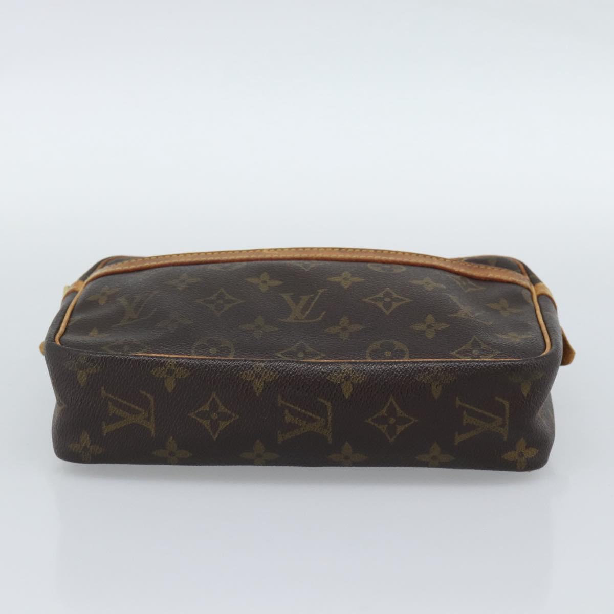 LOUIS VUITTON Monogram Compiegne 23 Clutch Bag M51847 LV Auth BA13810