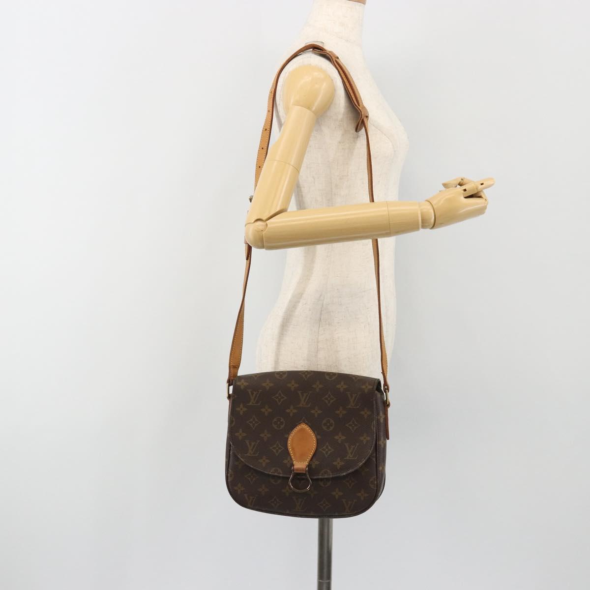 LOUIS VUITTON Monogram Saint Cloud GM Shoulder Bag M51242 LV Auth BA13811