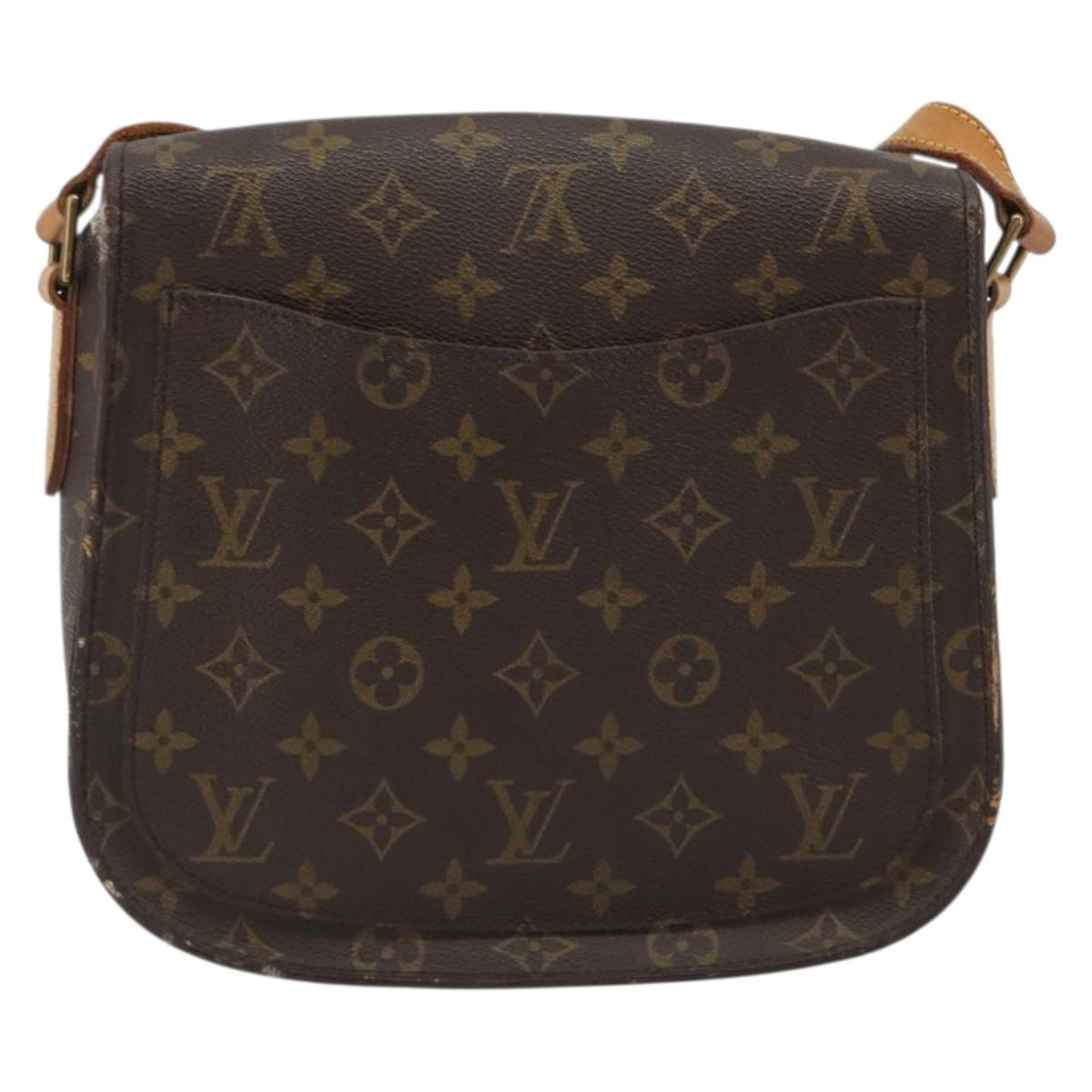 LOUIS VUITTON Monogram Saint Cloud GM Shoulder Bag M51242 LV Auth BA13811
