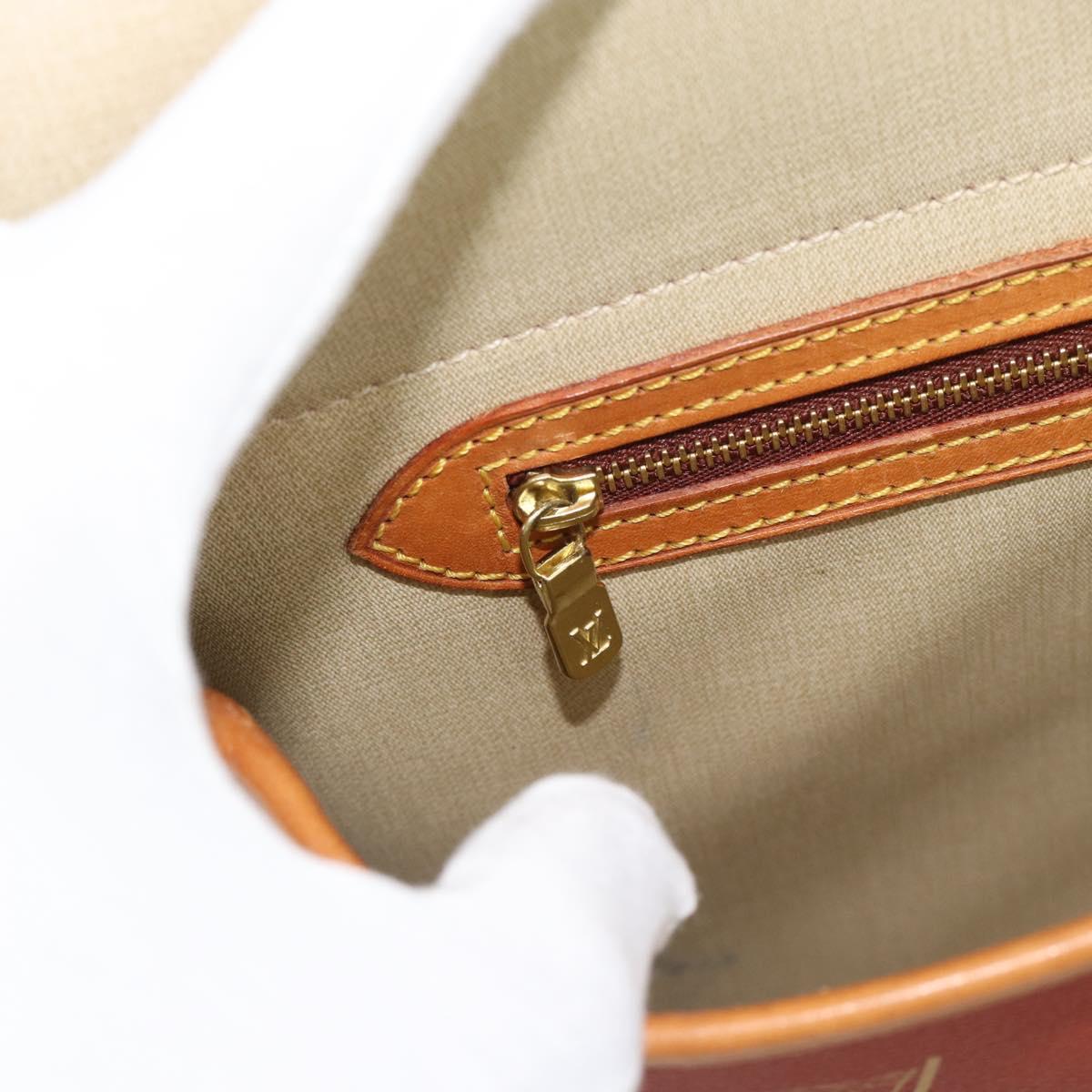 LOUIS VUITTON LOUIS VUITTON Cup Calvi Bag Red Aboganie M80028 LV Auth BA13815A