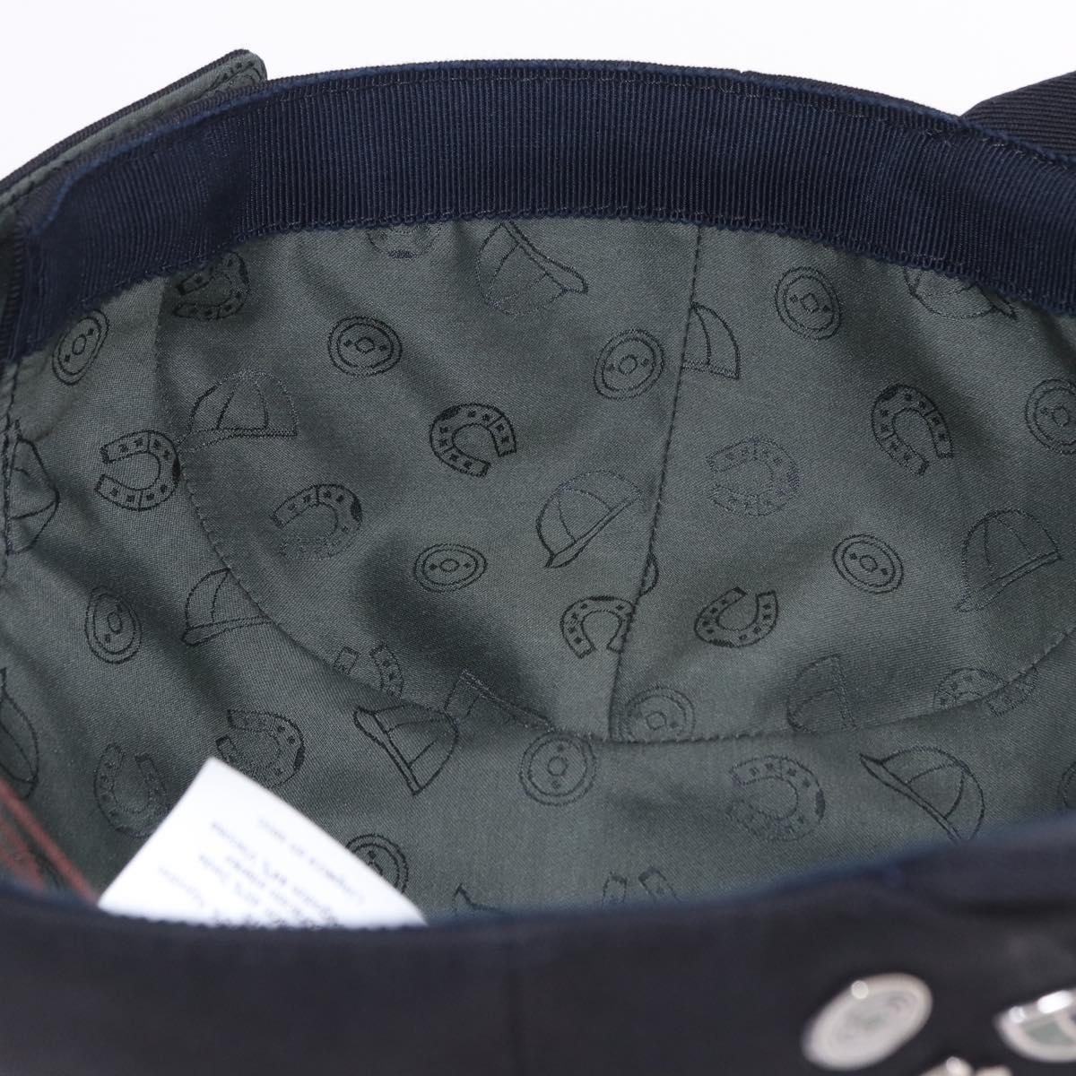 HERMES Casquette Cap Wool Ardoise Auth BA13821M
