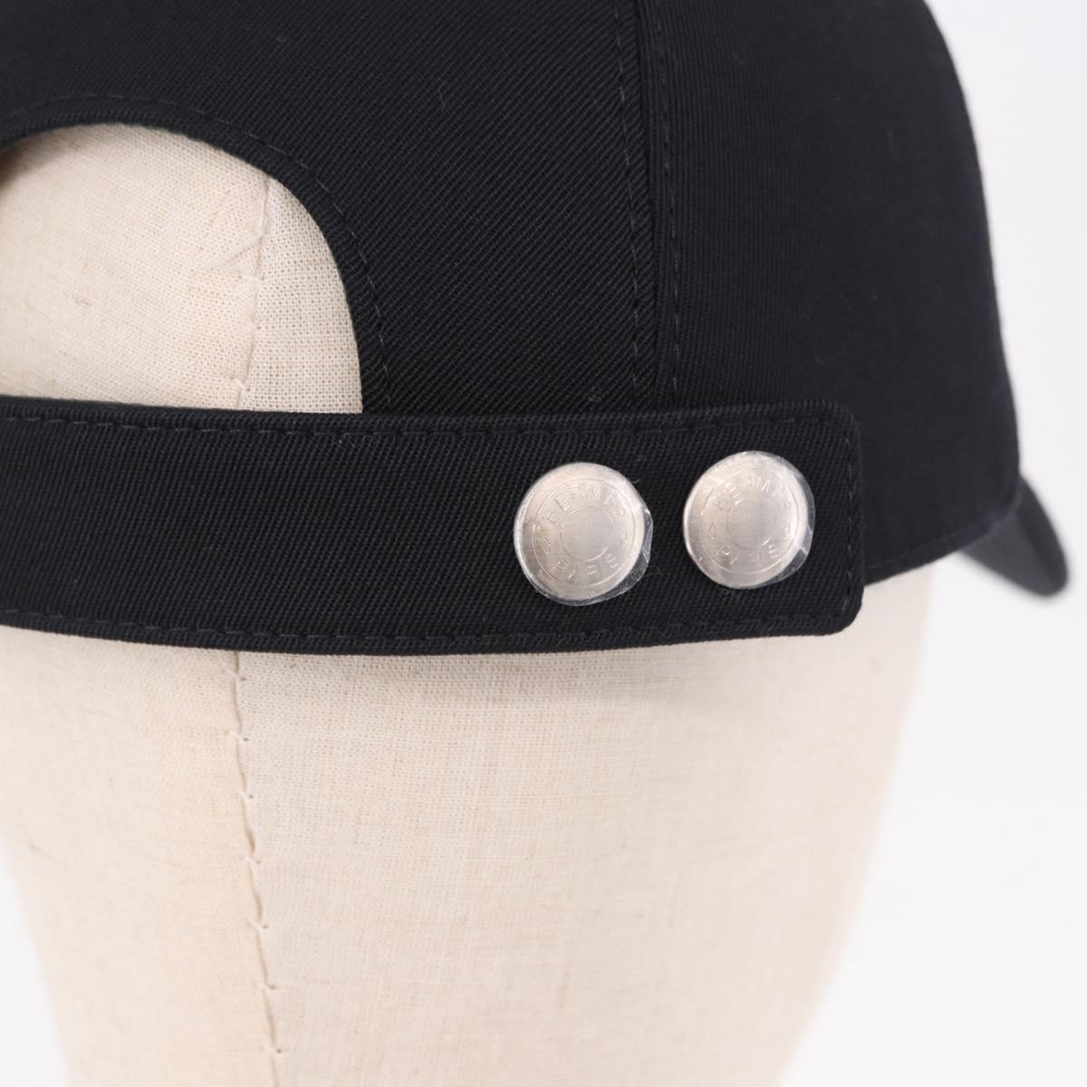 HERMES Casquette Cap Wool Ardoise Auth BA13821M