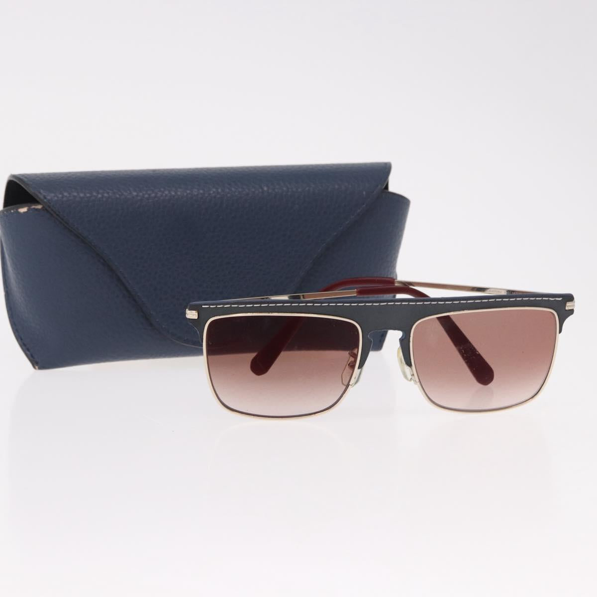 LOEWE Jinx Sunglasses Leather Red Auth BA13832