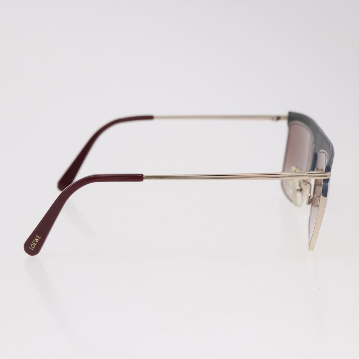 LOEWE Jinx Sunglasses Leather Red Auth BA13832