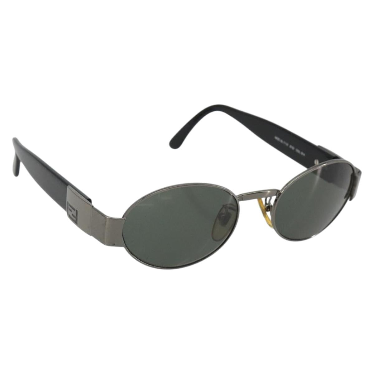 FENDI Sunglasses Plastic Black Auth BA13833